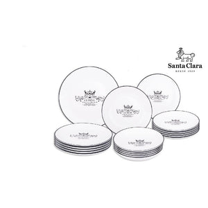 Сервиз за хранене Santa Clara Cuisine, 18 части, Порцелан