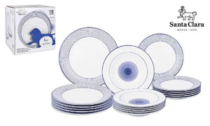 Étkészlet Santa Clara Diana, 18 részes, porcelán