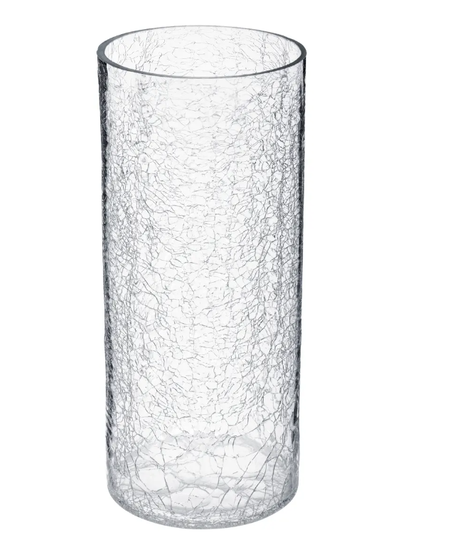 Váza atmosphera Snow, üveg, 30 cm