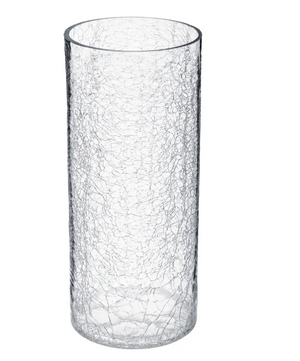 Váza atmosphera Snow, üveg, 30 cm