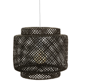 Függeszték atmosphera Liby, 40 cm, Fekete, Bambusz