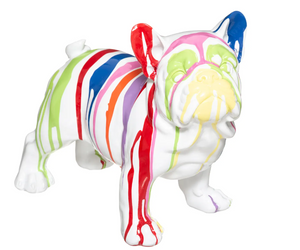 Dekoratív figura atmosphera Chance, Gyanta, Fehér, 26.5 cm