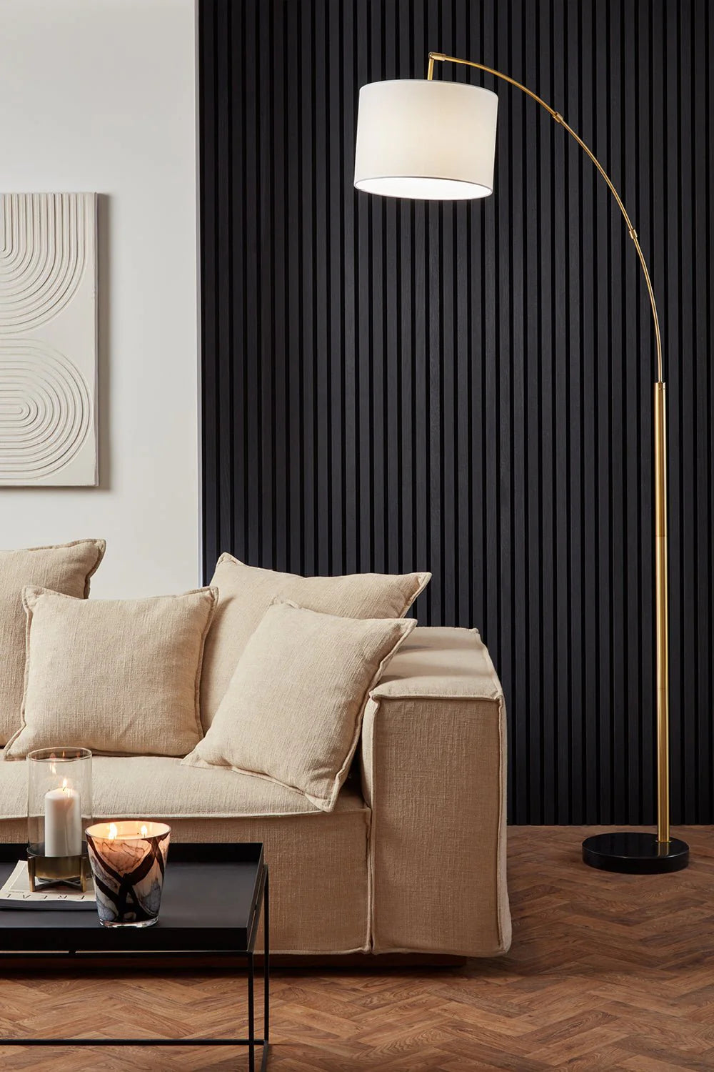 Декоративен aкустичен стенен панел Colva, 240x60 cm, MDF