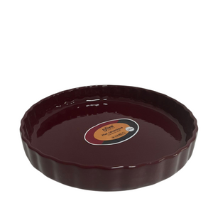 Tortaforma/tálca Secret de Gourmet, Kerámia, 28x4,5 cm, 2,3 L, Bordó