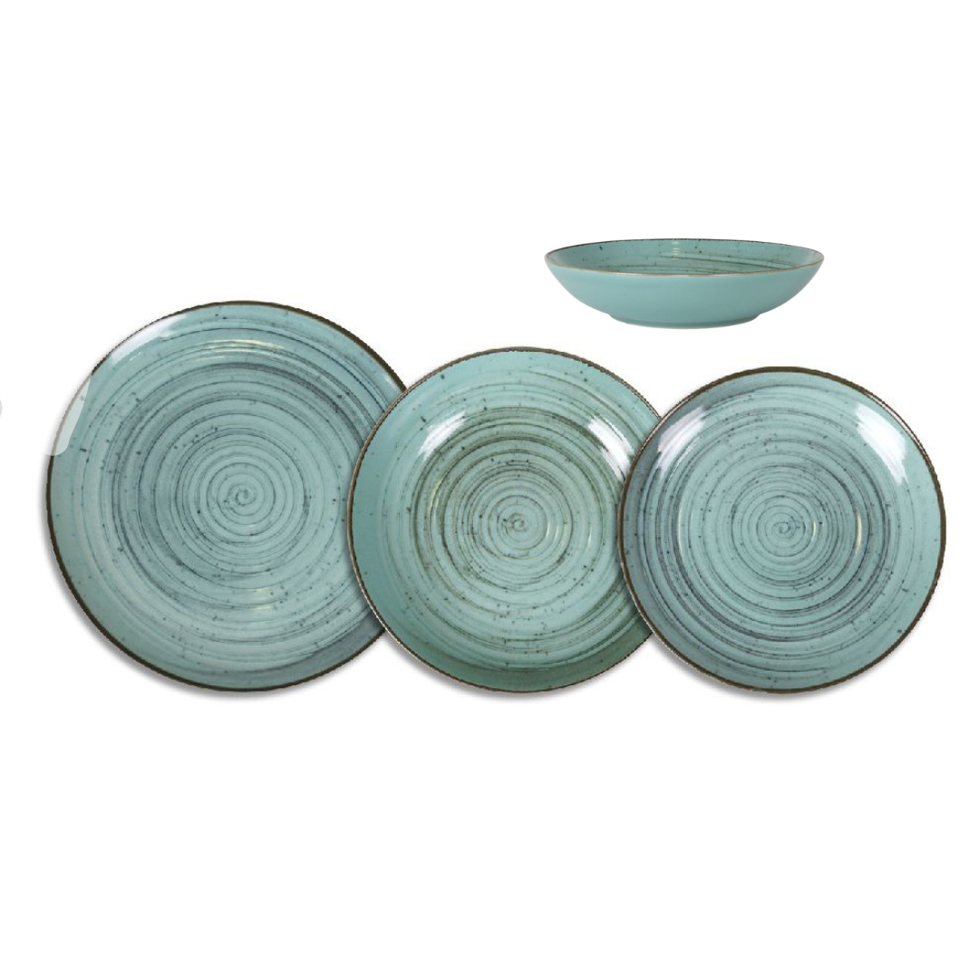 Étkészlet LA MEDITERRANEA Mino, 12 részes, Porcelán