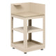 Outdoor kitchen corner unit Oxyana 60 x 60 x 110 cm steel clay
