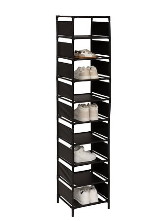 Етажерка за обувки 5five Intissa, 10 чифта, Черна, 160.5 cm