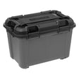 Кутия за съхранение 5five Bunker+, Пластмаса, 55L, Черна