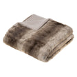 Одеяло за диван atmosphera Grizzli, Пухкав екокосъм, 120x160 cm, Кафяво