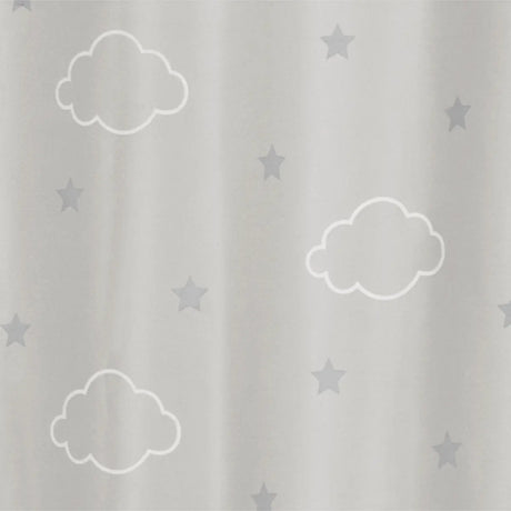 Детска светеща затъмняваща завеса atmosphera Cloud Glow, 140x250, Сив