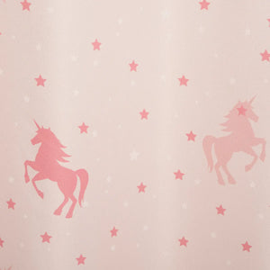 Детска светеща затъмняваща завеса atmosphera Unicorn Glow, 140x250, Розов