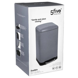 Szemetes 5five Ariane, fém, 30 L