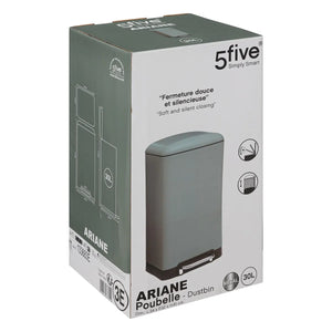 Szemetes 5five Ariane, fém, 30 L