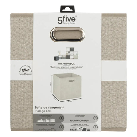 Кутия за съхранение 5five Mix & Modul, Меланж, 31x31 cm