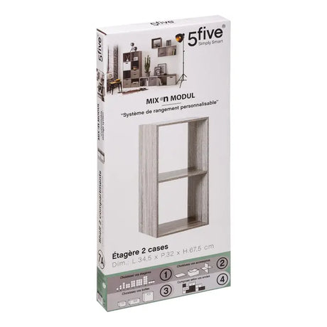 Етажерка 5five Mix'n Modul, 2 отделения, MDF, 35x32x68 cm