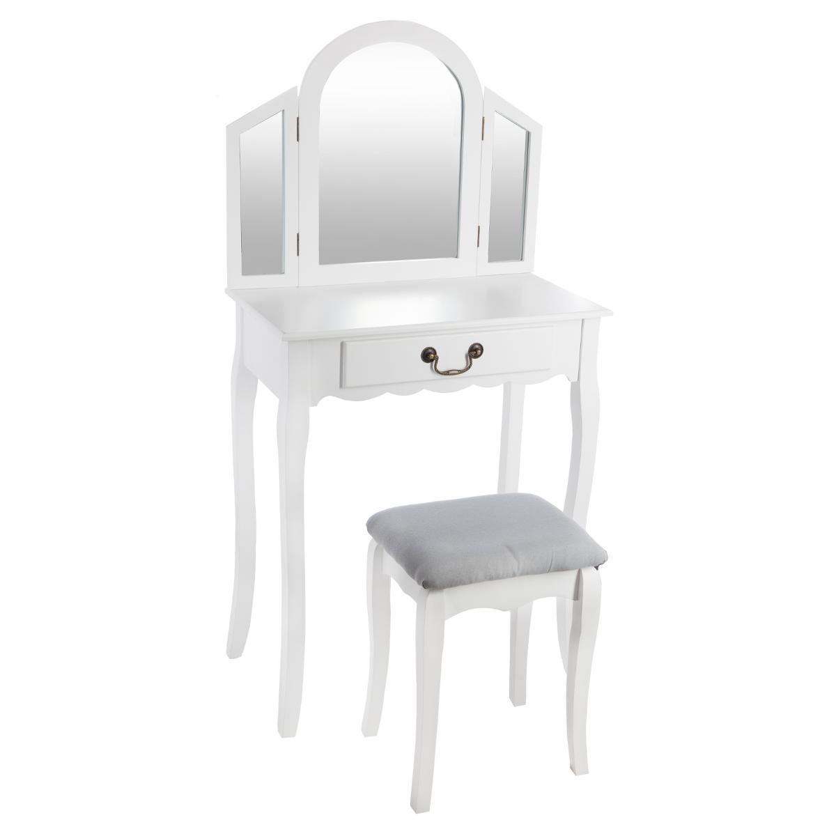 Тоалетка с огледало atmosphera Aurell, 65 cm, Бял