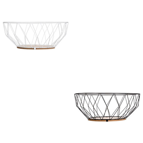 Купа за плодове 5five Daimond, Метал+MDF, 28х12 cm