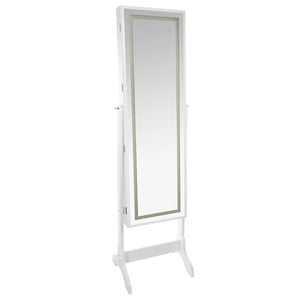 Огледало с място за съхранение atmosphera Bettany, 156 cm, LED, MDF