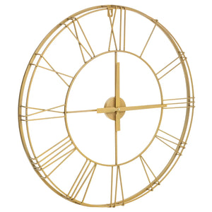 Falióra atmosphera Phil, vintage, Ø70 cm, aranyszínű fém