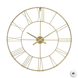 Falióra atmosphera Phil, vintage, Ø70 cm, aranyszínű fém