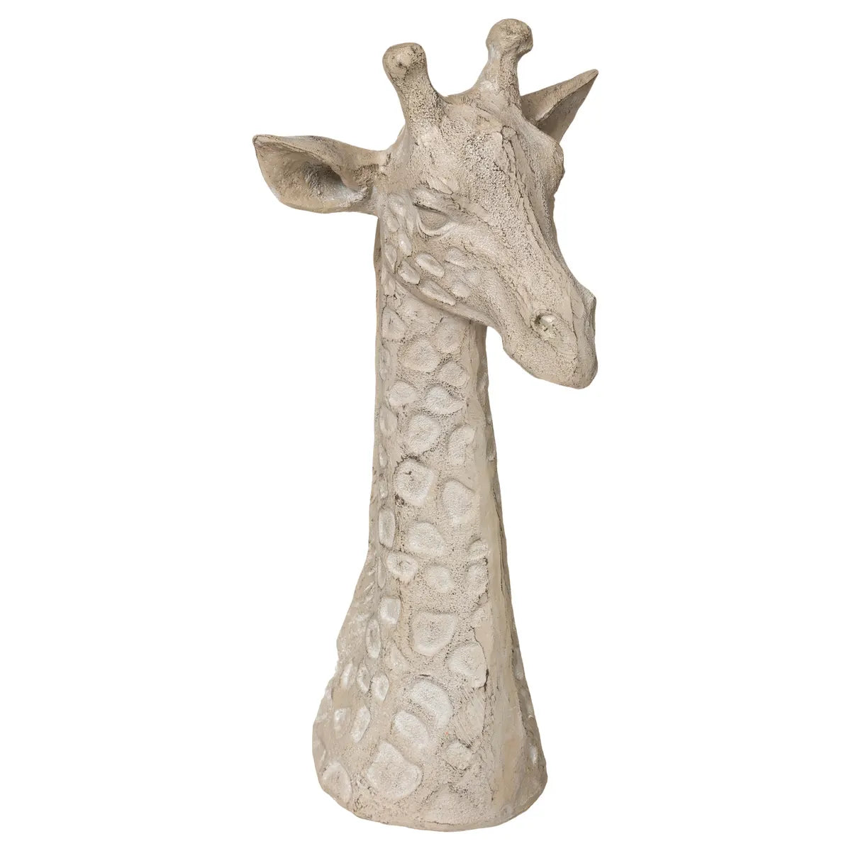 Zsiráffejes dísztárgy Atmosphera Safari, műgyanta, 32 cm
