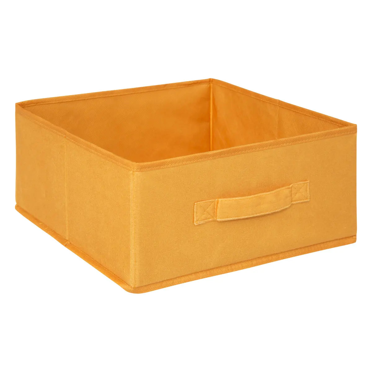 Кутия за съхранение 5five Mix & Modul, Кадифе, Жълта, 31x15 cm