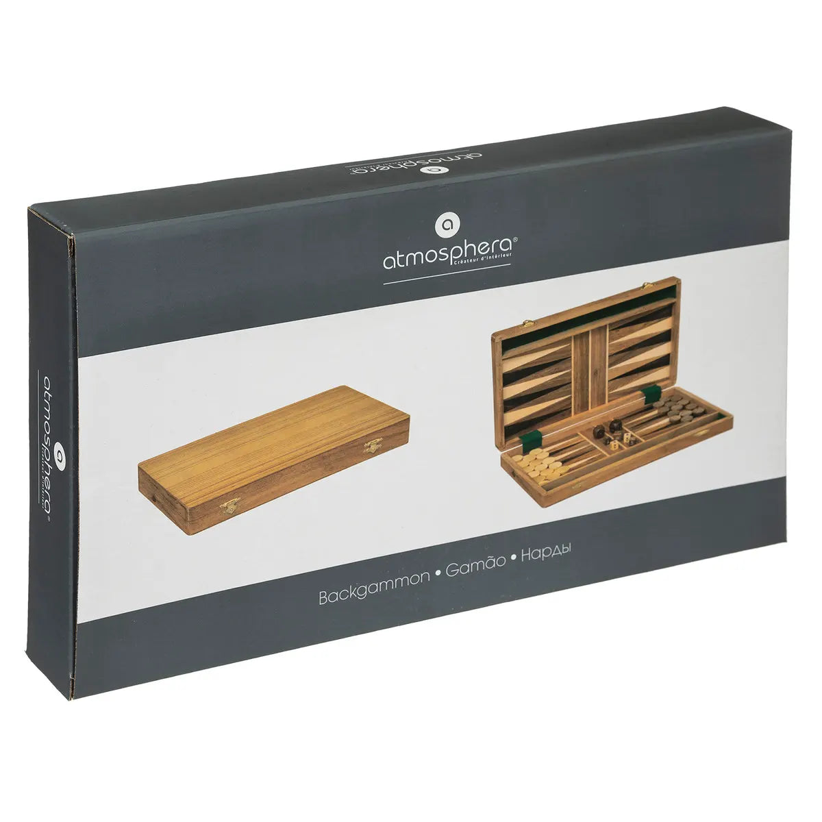 atmosphera backgammon társasjáték, akác