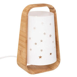 Детска нощна лампа atmosphera Stars, Бамбук, 27 cm