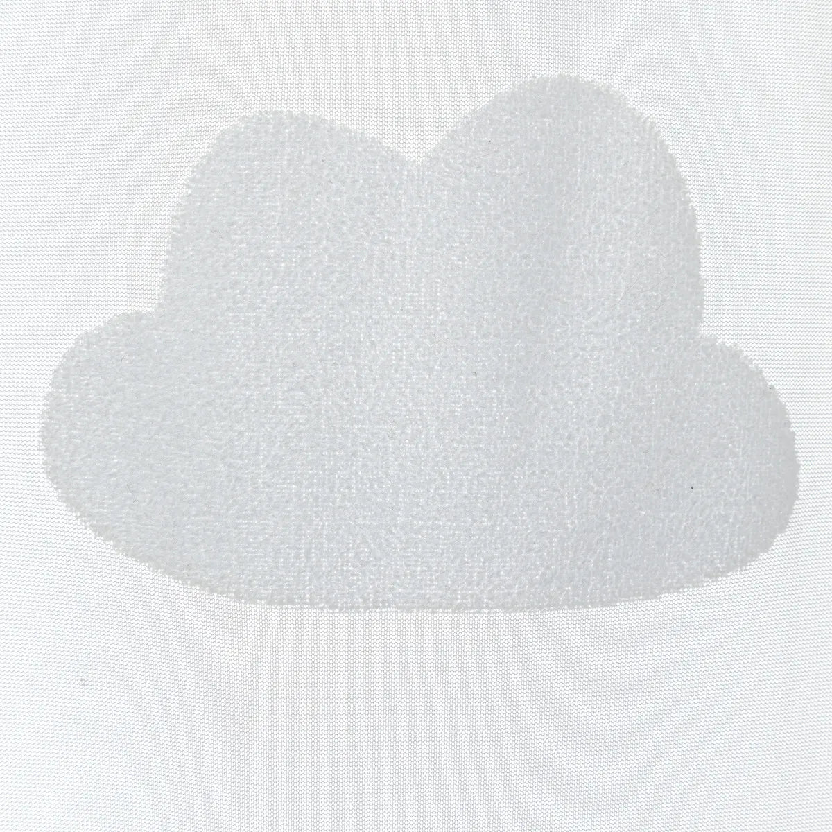 Детска прозрачна завеса atmosphera Cloud, 140x240 cm, Бял