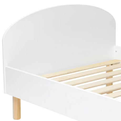 Детско легло с подматрачна рамка atmosphera Kima Sweetie, Бял, MDF, 90x190 cm