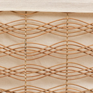 atmosphera Rosy tárolódoboz készlet, rattan, 3 db