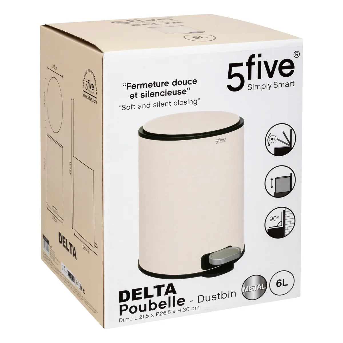 Кош 5five Delta, Метал, 6 L