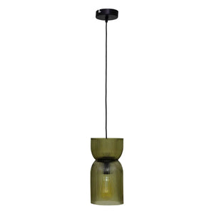 Пендел atmosphera Ancel, 14 cm, Стъкло, Зелен