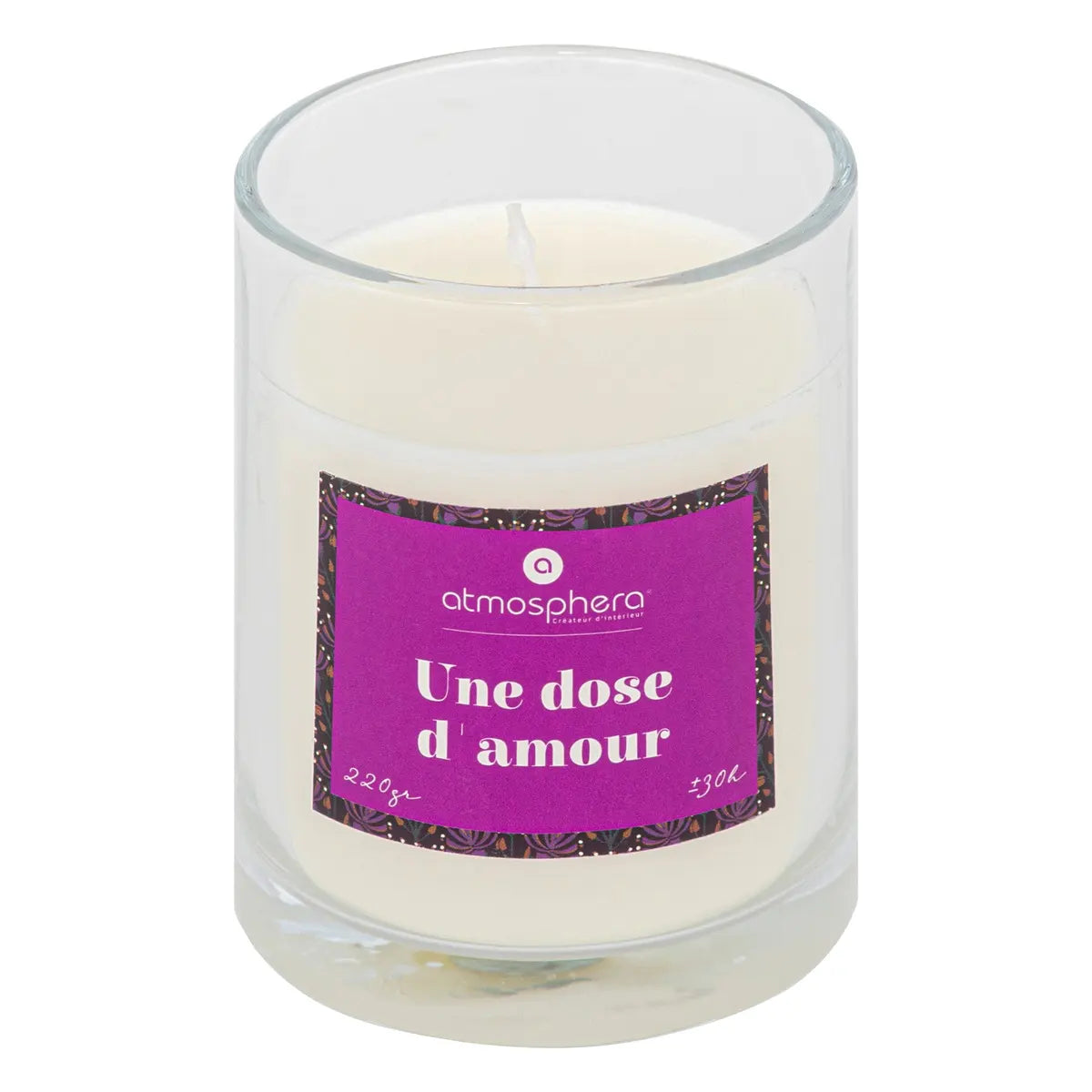 Ароматна свещ atmosphera Mily, Стъкло, 220 g