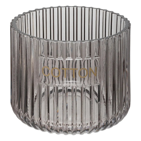 Контейнер за памук 5five Glass, Сив