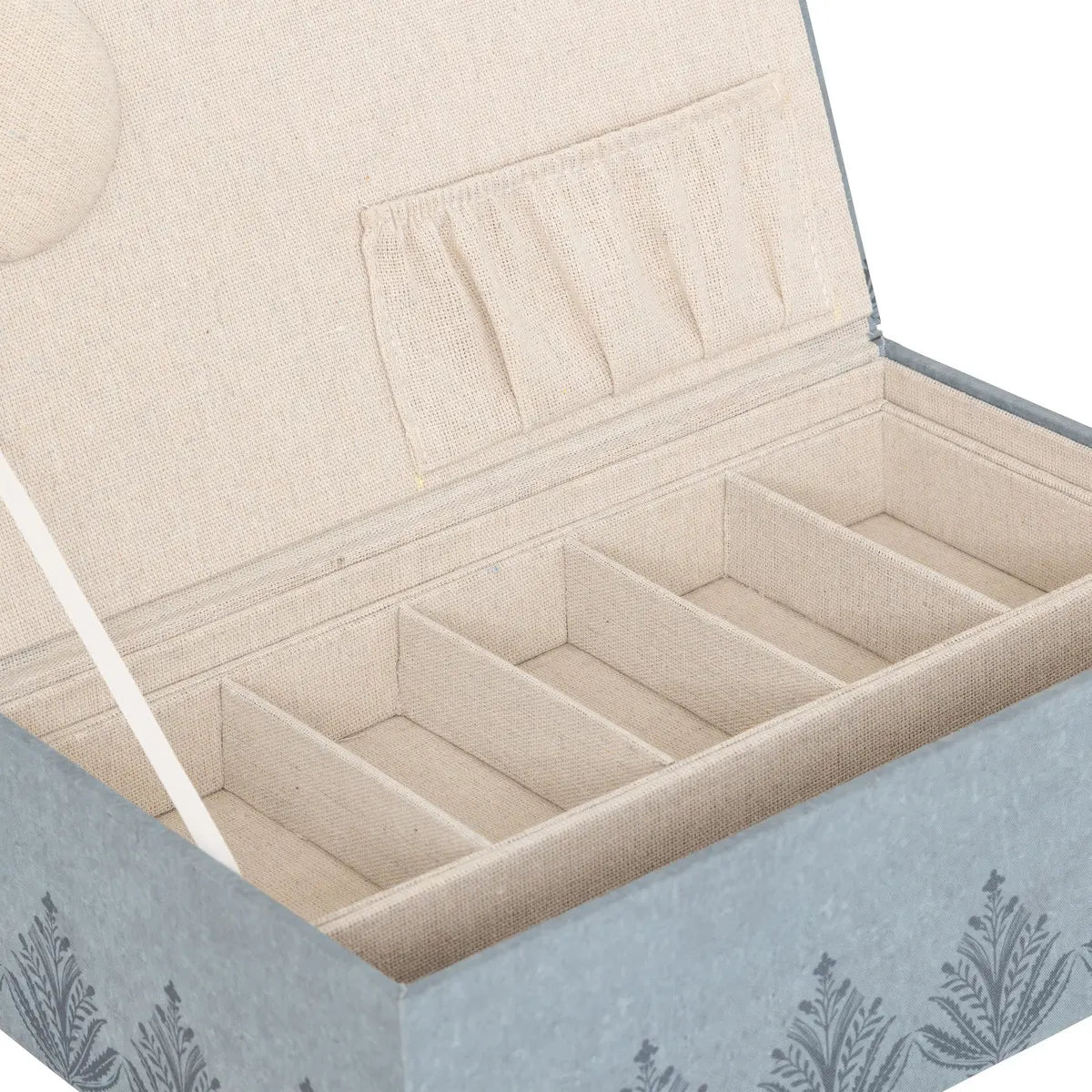 atmosphera Wild Romance tárolódoboz, 30×18,5×10 cm, MDF, kék