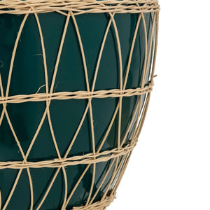 Ваза atmosphera Yucatan, Керамика, Ратан, 33 cm