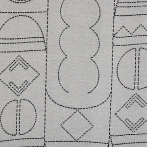Jacquard függöny Atmosphera Malakite, 140x260 cm, fekete-fehér