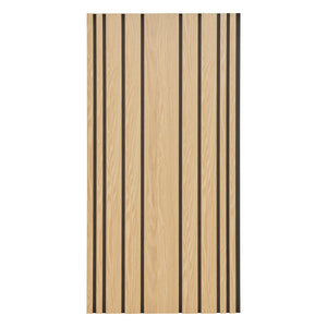 Акустичен декоративен стенен панел atmosphera Colva, MDF, 120x60 cm, Светло дърво