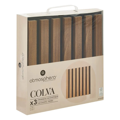Сет декоративен панел atmosphera Colva, MDF, 30x30 cm, 3 бр
