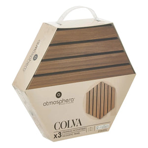 Комплект декоративен панел atmosphera Colva, MDF, 30x26 cm, 3 бр