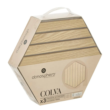 Комплект декоративен панел atmosphera Colva, MDF, 30x26 cm, 3 бр