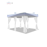 Покрив за беседка Hesperide Santorini, Лен, 3x4 m