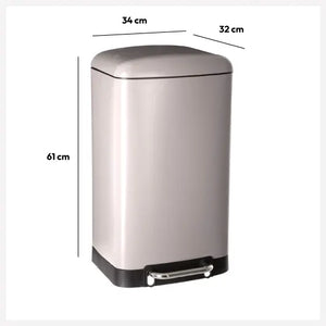 Szemetes 5five Ariane, fém, 30 L