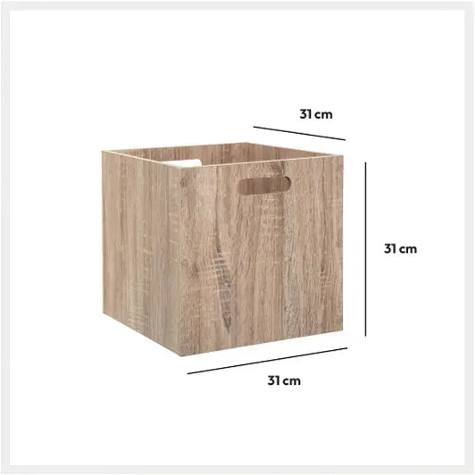 Кутия за съхранение 5five Mix & Modul, Дърво, 31x31 cm