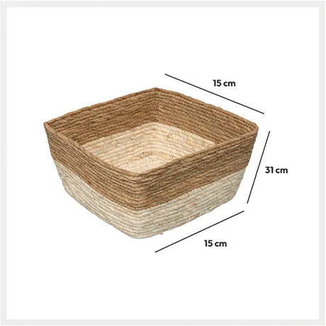 Кутия за съхранение 5five Mix & Modul, Плетена, 31x15 cm