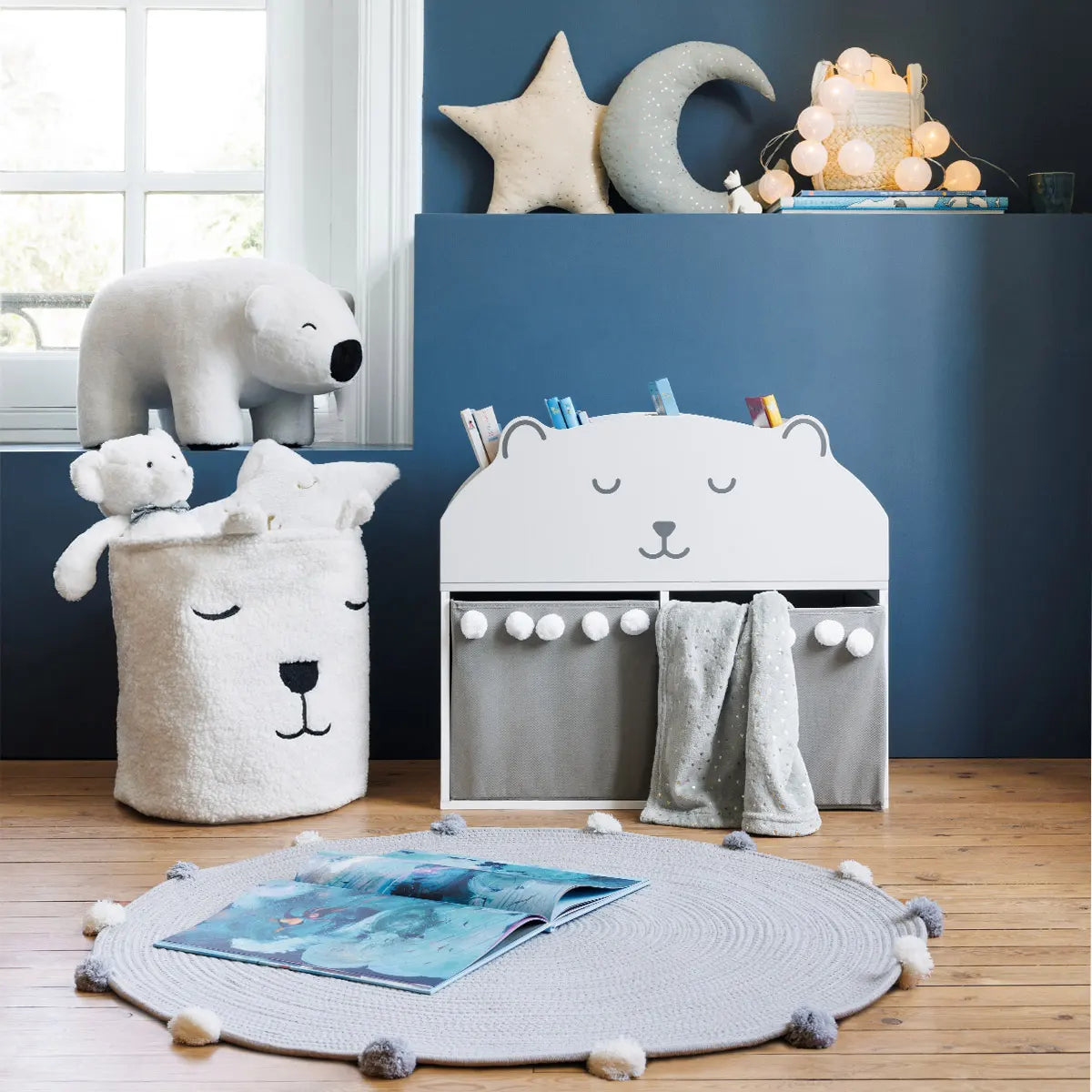 Детски шкаф за съхранение atmosphera Teddy, MDF