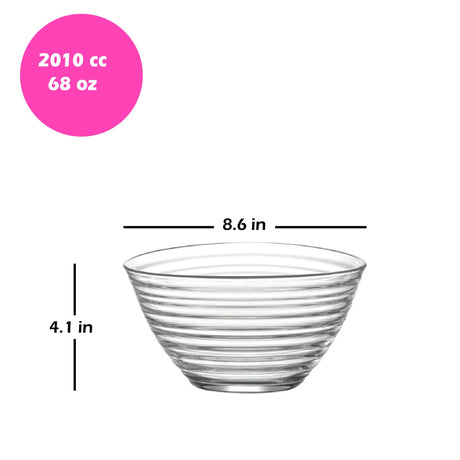 Üvegtál szett LAV Derin, 200 ml, 6 db