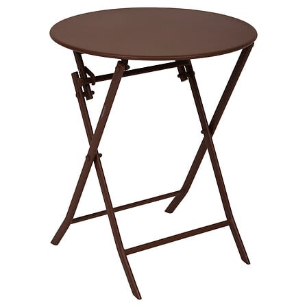 Round folding table Greensboro 2 seats ebony