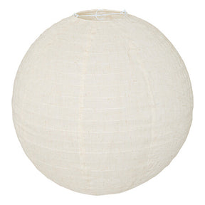 Лампион atmosphera Jordy, Ленен, Бял, Ø43 cm